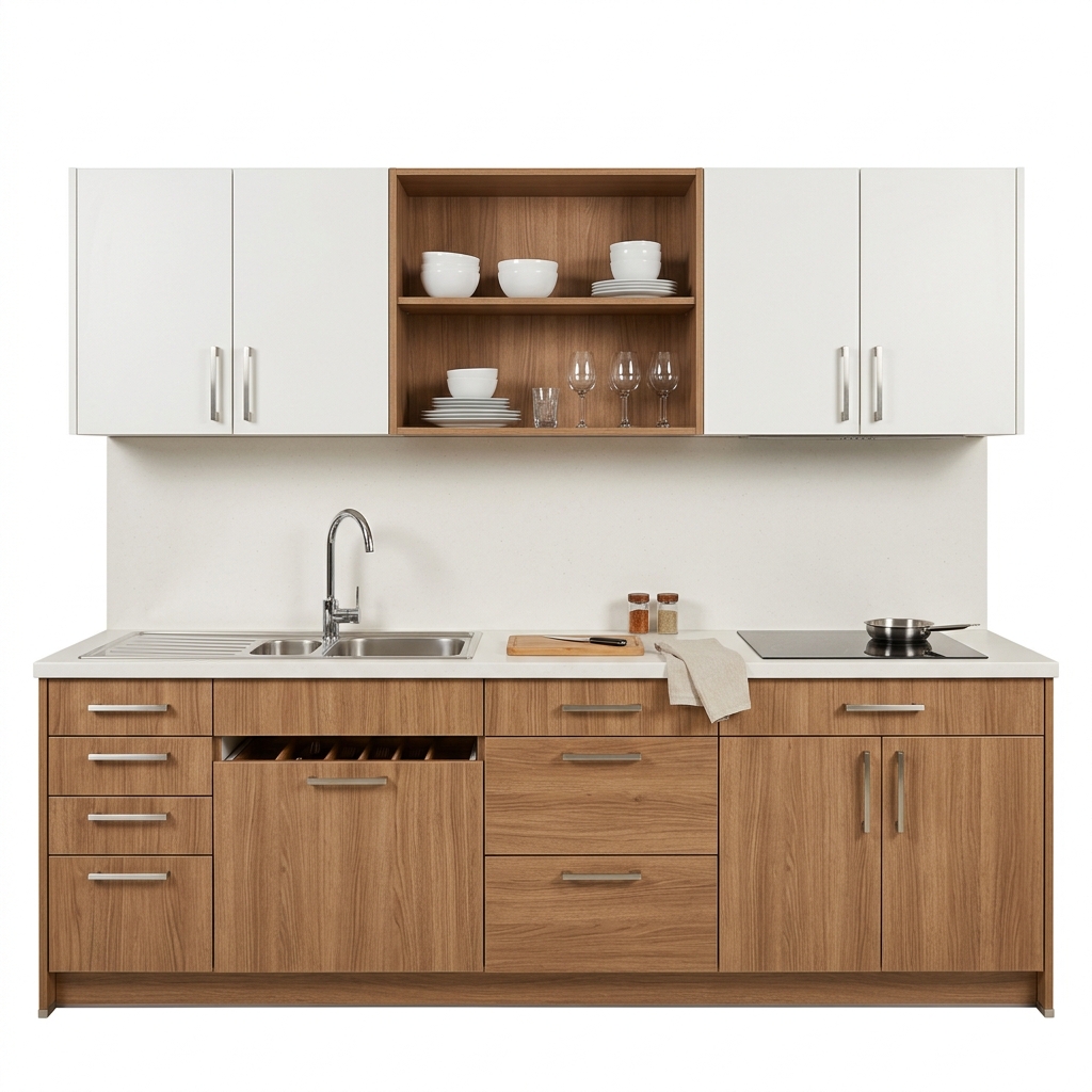 Cozinha modulada com armários em Marília — cozinhas na Magazine Marolar